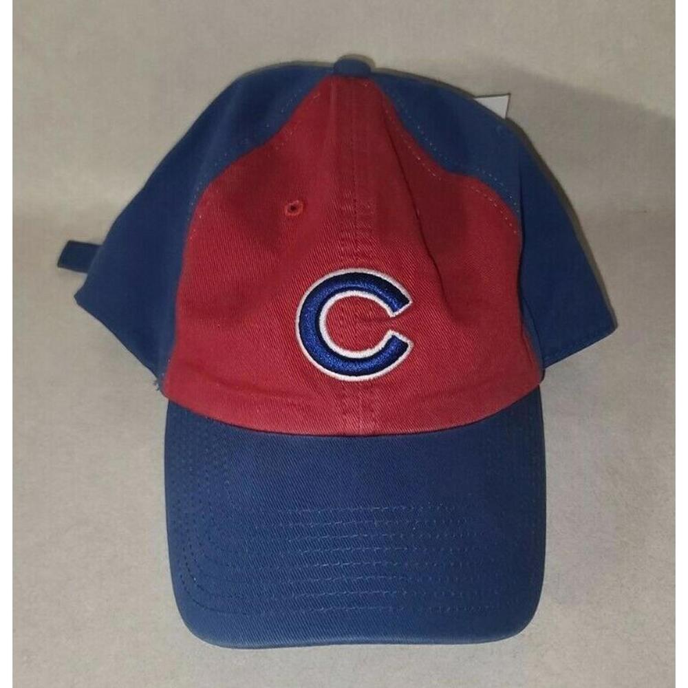 MLB VINTAGE CHICAGO CUBS BLUE RED BASEBALL CAP HAT GENUINE TWIN ENTERPRISE W/TAG